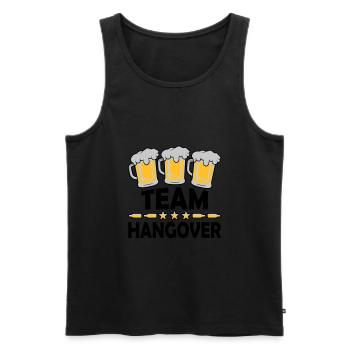 Team Hangover Alcohol - Men's Premium Organic Tank Top - black - Front - AI Model Male 178 light (178cm)