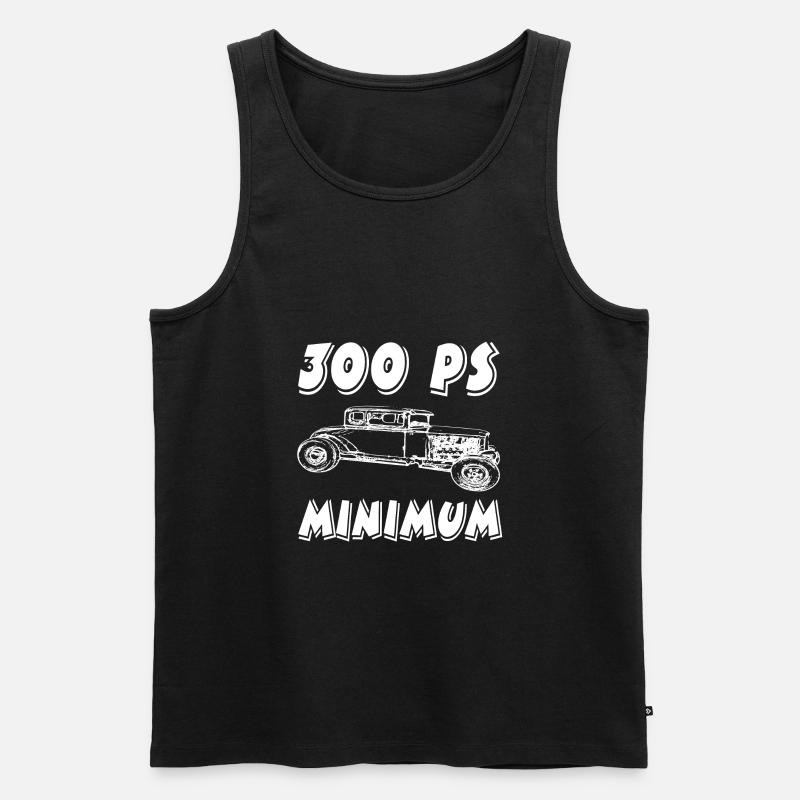 Auto - Männer Premium Bio Tank Top - Schwarz