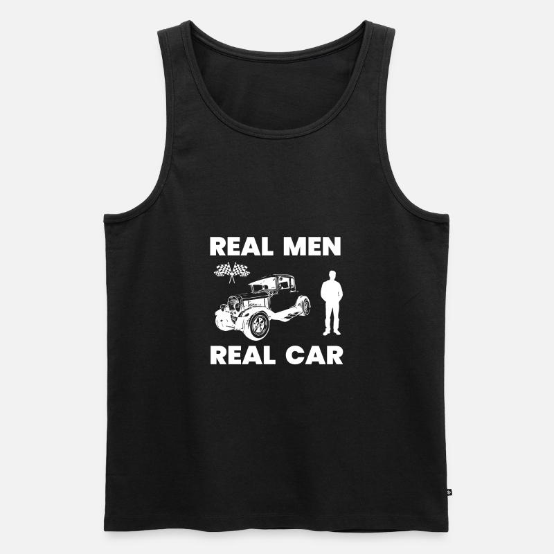 Auto - Männer Premium Bio Tank Top - Schwarz