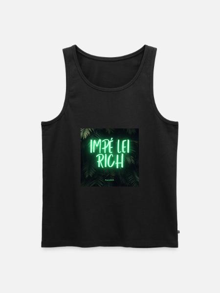 impé lei rich - Débardeur bio Premium Homme - noir