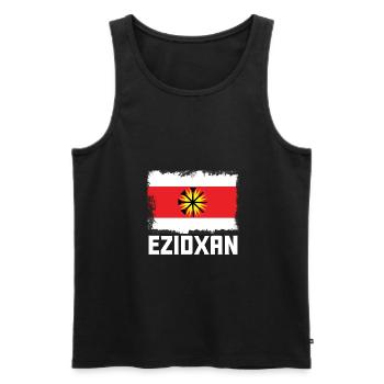 yeziden flagge - Männer Premium Bio Tank Top - Schwarz - Vorne - AI Model Male 178 light (178cm)