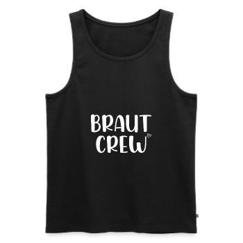 Braut Crew - Männer Premium Bio Tank Top - Schwarz - Vorne - Michal (187cm)