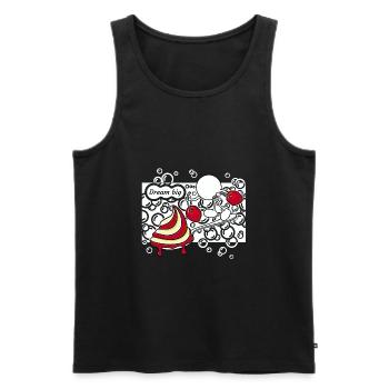 Dream Big Doddle - Men's Premium Organic Tank Top - black - Front - AI Model Male 178 light (178cm)