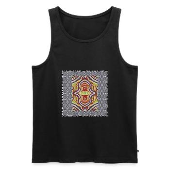 Balamba un - Männer Premium Bio Tank Top - Schwarz - Vorne - AI Model Male 178 light (178cm)