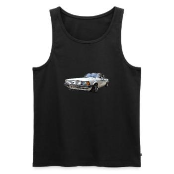 Granada - Männer Premium Bio Tank Top - Schwarz - Vorne - AI Model Male 178 light (178cm)