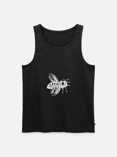 APES - forest bee - Men's Premium Organic Tank Top - black