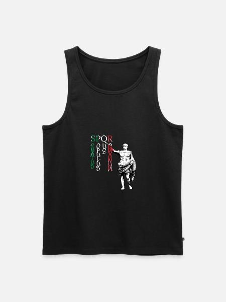 Julius says - Männer Premium Bio Tank Top - Schwarz