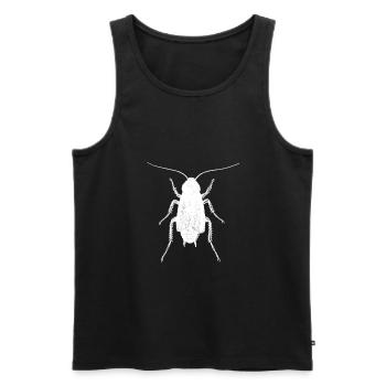 Schabe - Männer Premium Bio Tank Top - Schwarz - Vorne - Michal (187cm)