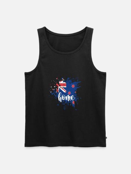 New Zealand home - Men's Premium Organic Tank Top - black