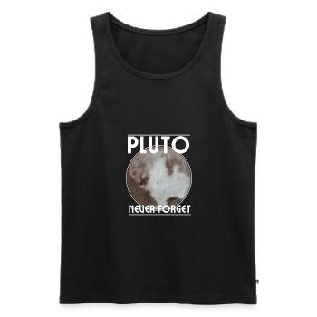Pluton 1930 2006 Pluto Never Forget Science - Débardeur bio Premium Homme - noir - Devant - Michal (187cm)