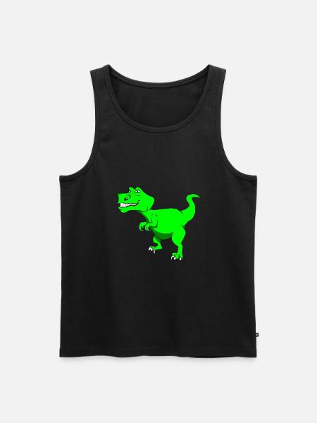 Dino for kids - Men's Premium Organic Tank Top - black