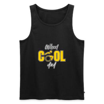 Really cool father wheel cool dad - Men's Premium Organic Tank Top - black - Front - Michal (187cm)