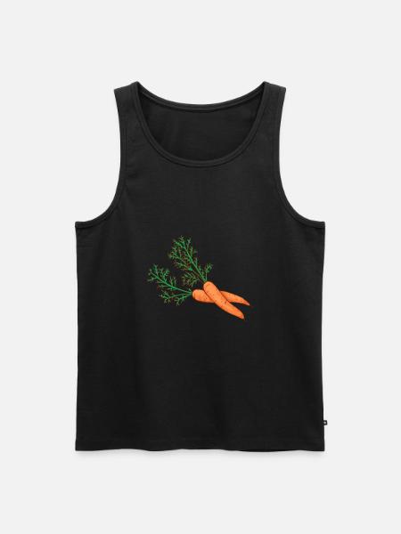 Gulerødder Gulerødder Gulerødder Rüebli Roots Riebli - Herre Premium økologisk tanktop - sort