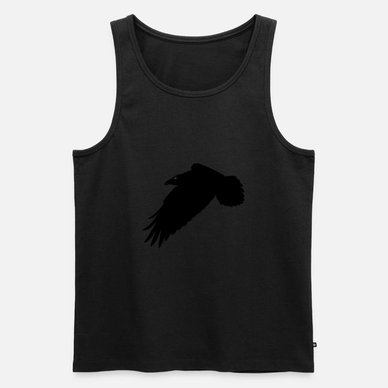 Schwarzer Rabe - Männer Premium Bio Tank Top - Schwarz