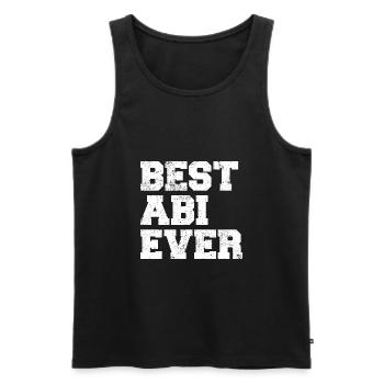 Best Abi Ever Bruder Türkei Türkisch Türkiye - Männer Premium Bio Tank Top - Schwarz - Vorne - AI Model Male 178 light (178cm)