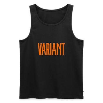 Variant - Men's Premium Organic Tank Top - black - Front - AI Model Male 178 light (178cm)