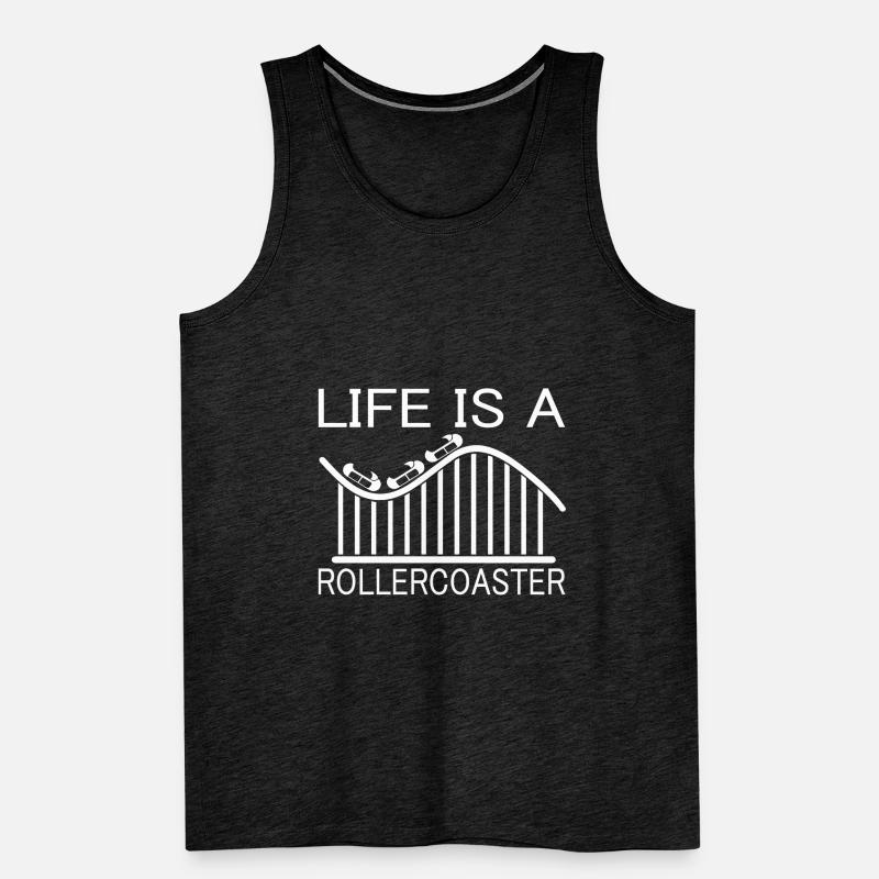 Rollercoaster Roller Coaster Men's Premium Organic Tank Top