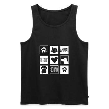 Saving Animal Rescue Animals Cats Dogs Animal - Men's Premium Organic Tank Top - black - Front - Michal (187cm)