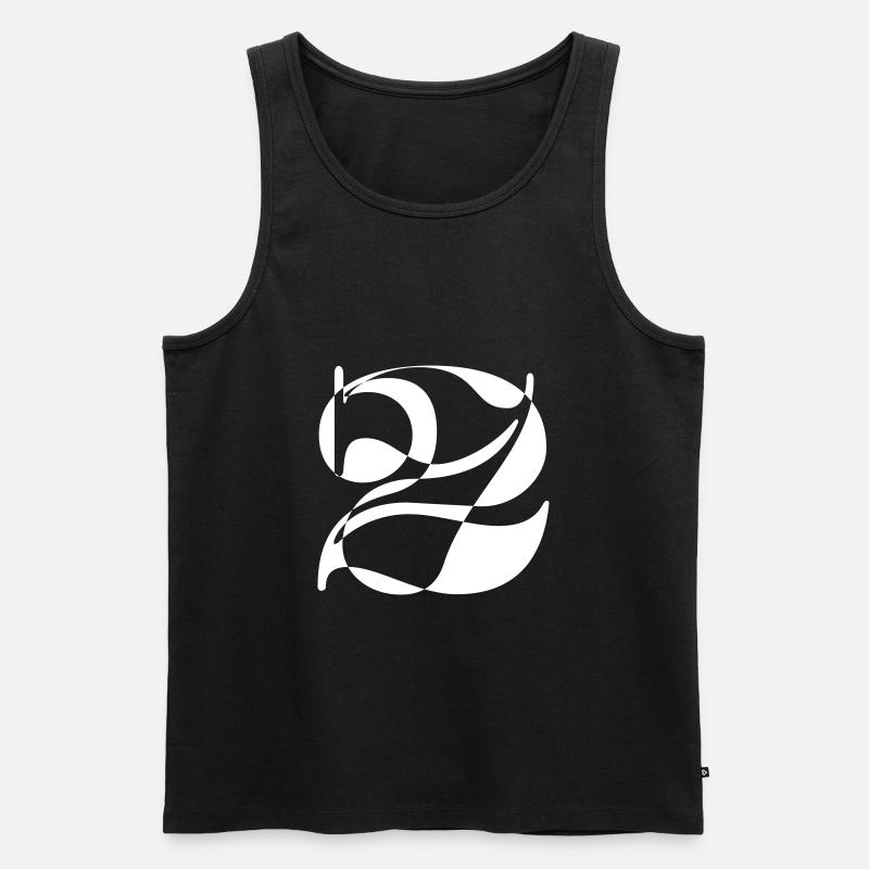 72 Vector Farbwechsel - Männer Premium Bio Tank Top - Schwarz