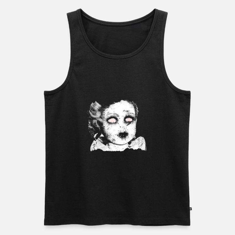 Kind Horror - Männer Premium Bio Tank Top - Schwarz