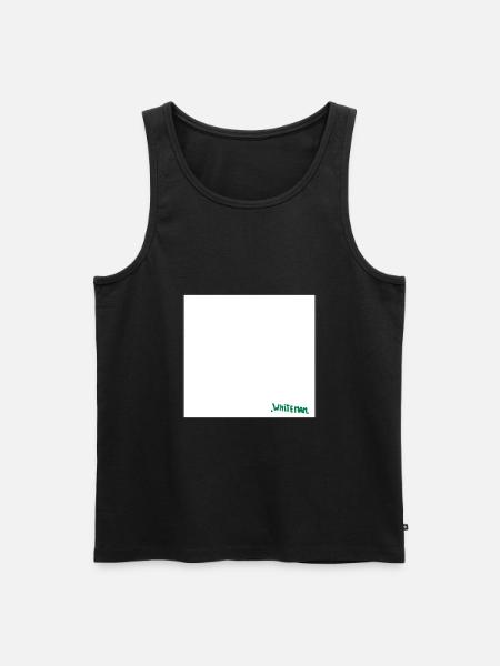 monochrome whiteman - Men's Premium Organic Tank Top - black