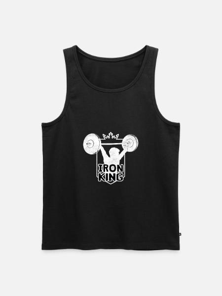Gewichtheben Gewichtheber Power Lifting - Männer Premium Bio Tank Top - Schwarz