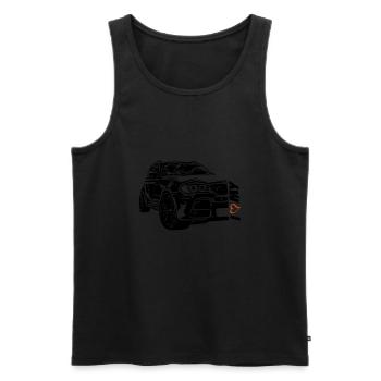 Lover 1 1 - Männer Premium Bio Tank Top - Schwarz - Vorne - AI Model Male 178 light (178cm)
