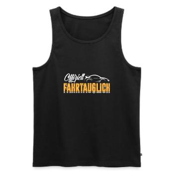 Offiziell Fahrtauglich 18. Geburtstag Führerschein - Männer Premium Bio Tank Top - Schwarz - Vorne - Michal (187cm)