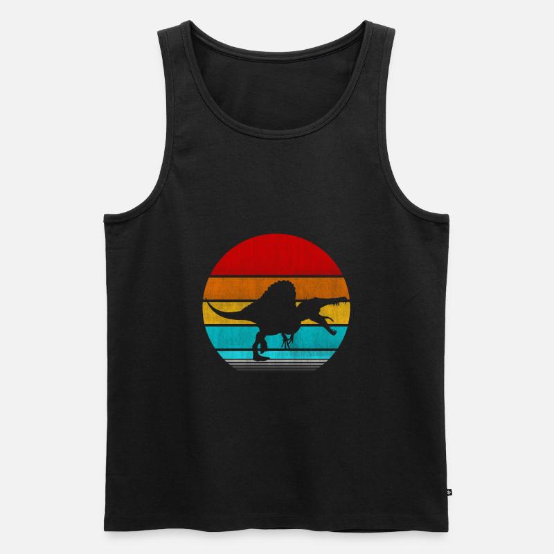 Spinosaurus - Männer Premium Bio Tank Top - Schwarz