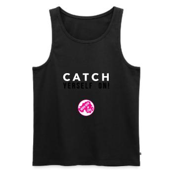 Northern Ireland - Men's Premium Organic Tank Top - black - Front - AI Model Male 178 light (178cm)