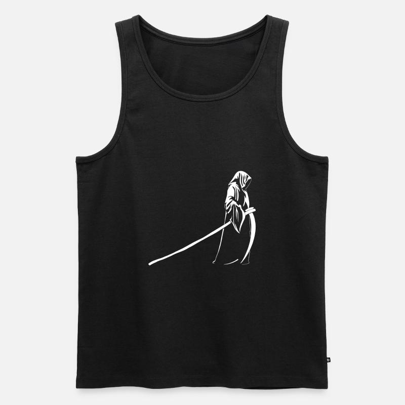 sensenmann - Männer Premium Bio Tank Top - Schwarz