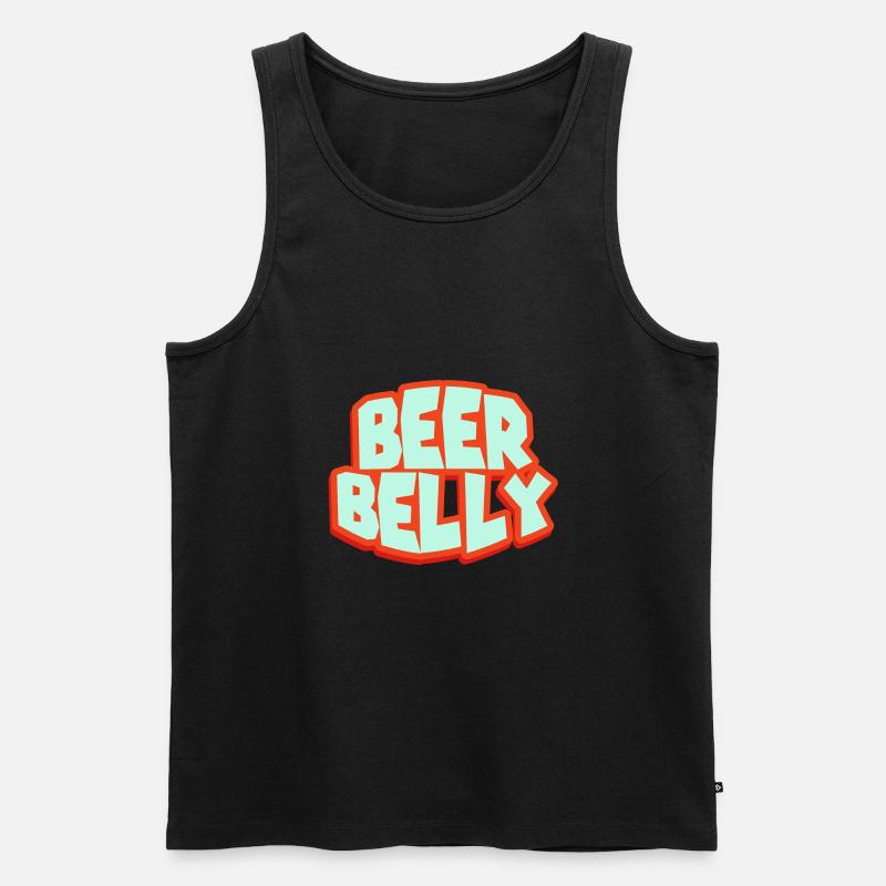 vater - Männer Premium Bio Tank Top - Schwarz