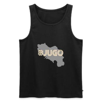Balkan Yugoslavia Nostalgie Geschenkidee - Männer Premium Bio Tank Top - Schwarz - Vorne - Michal (187cm)