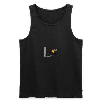 Ambulance service Anesthetist Emergency doctor Laryngoscope iV - Men's Premium Organic Tank Top - black - Front - Michal (187cm)