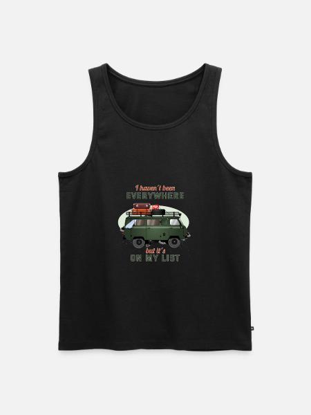 on my list - Männer Premium Bio Tank Top - Schwarz