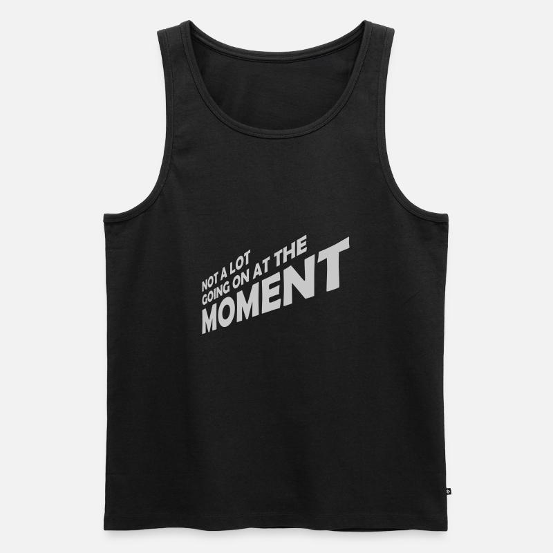 Not much going on - Männer Premium Bio Tank Top - Schwarz