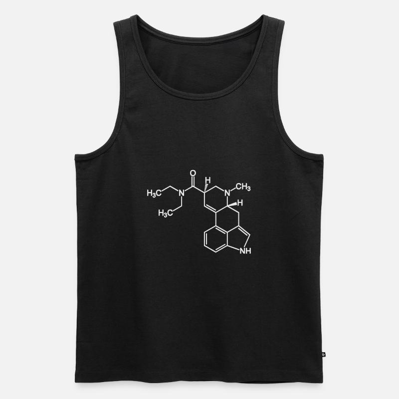 molécule d'acide-lsd25 - Débardeur bio Premium Homme - noir