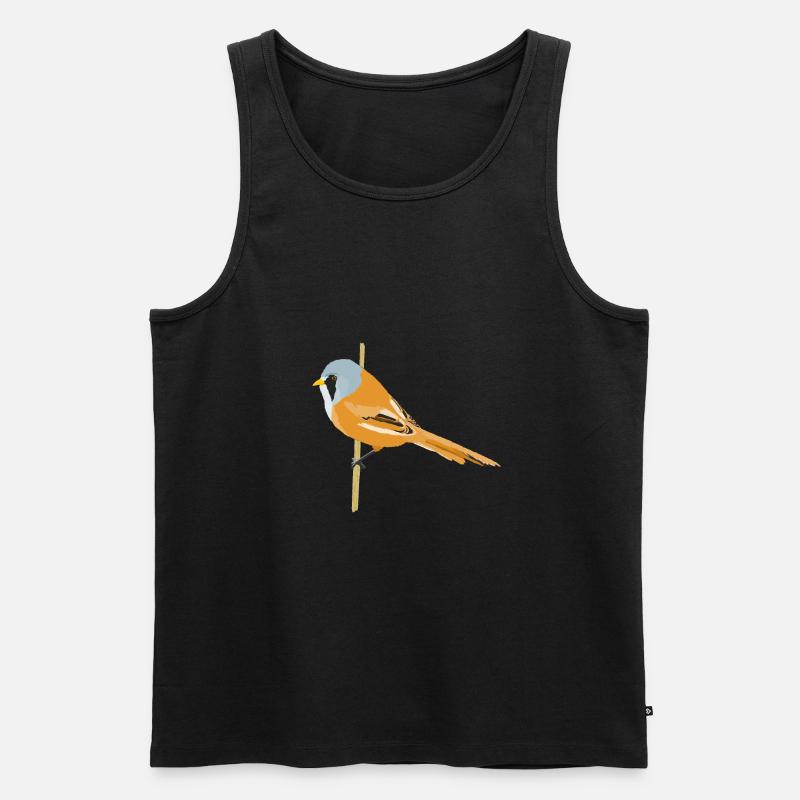Schnurrbart panieren - Männer Premium Bio Tank Top - Schwarz