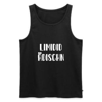 Limited Edition - sächsisch - Limidid Ädischn - Männer Premium Bio Tank Top - Schwarz - Vorne - Michal (187cm)