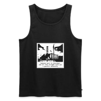Genetic deformity Chernobyl Geschenk Radiation - Männer Premium Bio Tank Top - Schwarz - Vorne - AI Model Male 178 light (178cm)