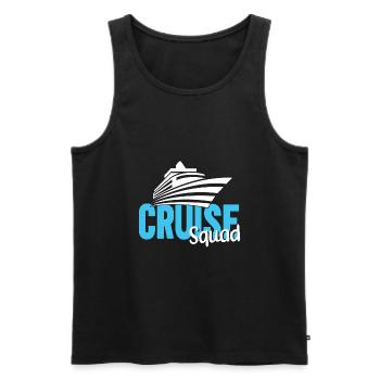 Family Cruise - Men's Premium Organic Tank Top - black - Front - AI Model Male 178 light (178cm)