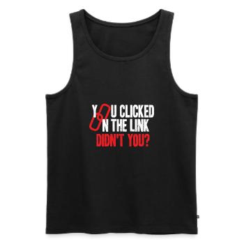 Cyber Security Professional Expert Ethical Hacker - Männer Premium Bio Tank Top - Schwarz - Vorne - Michal (187cm)