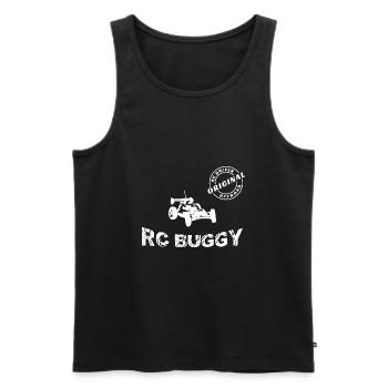 RC buggy father son daughter gift original - Men's Premium Organic Tank Top - black - Front - Michal (187cm)