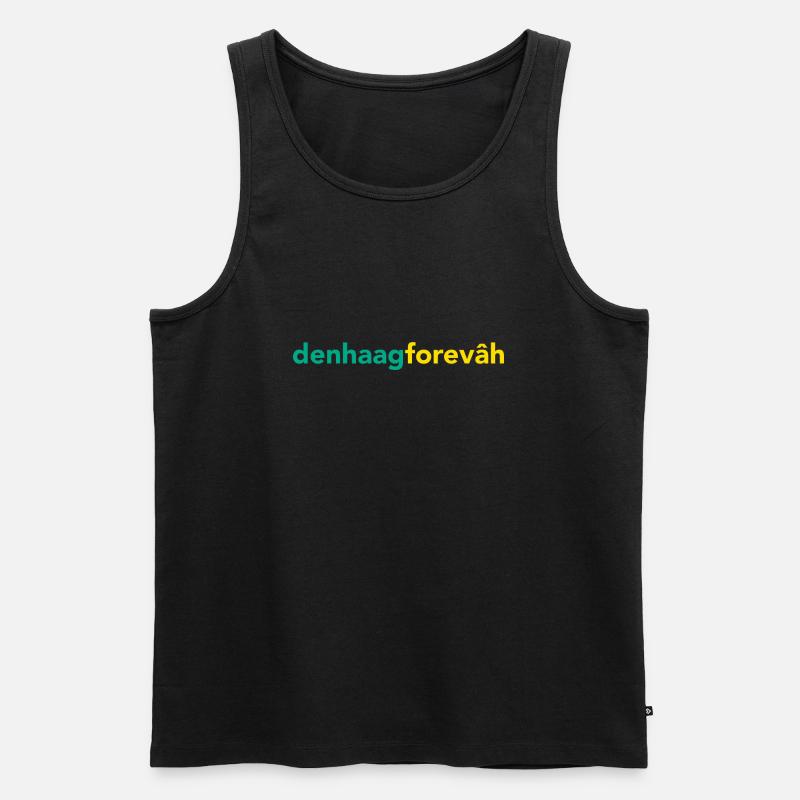 denhaagforevâh - Männer Premium Bio Tank Top - Schwarz