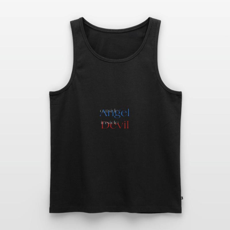 Engel oder Teufel? Männer Premium Bio Tank Top