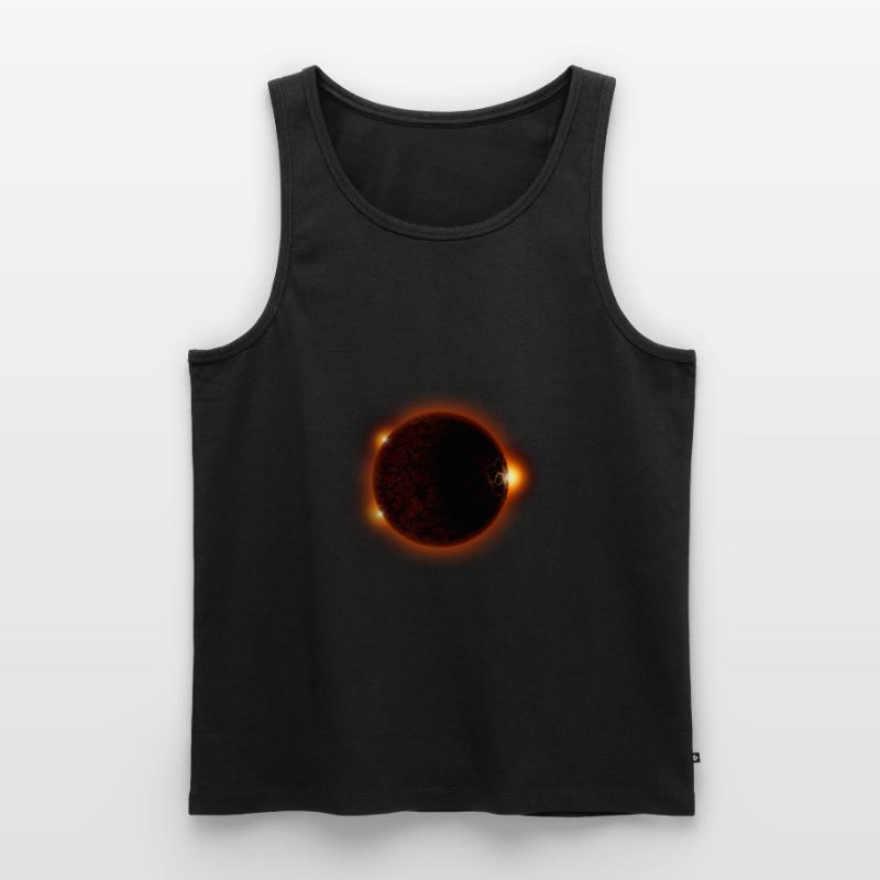 Solar eclipse - solar eclipse Men's Premium Organic Tank Top