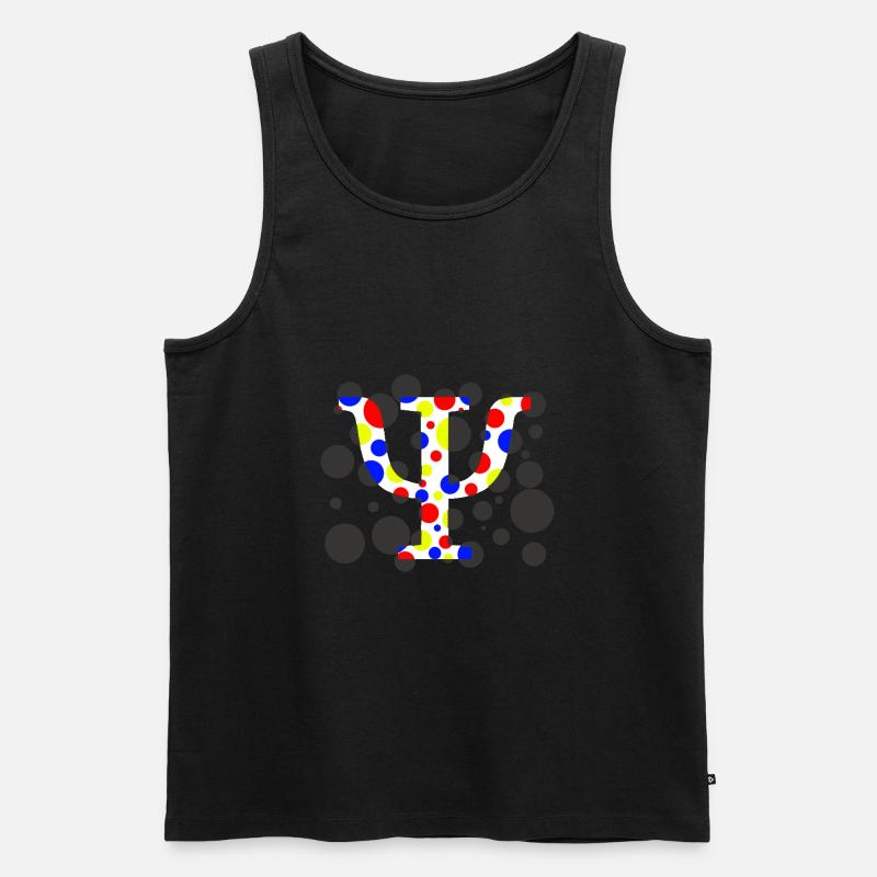 PSI - Männer Premium Bio Tank Top - Schwarz