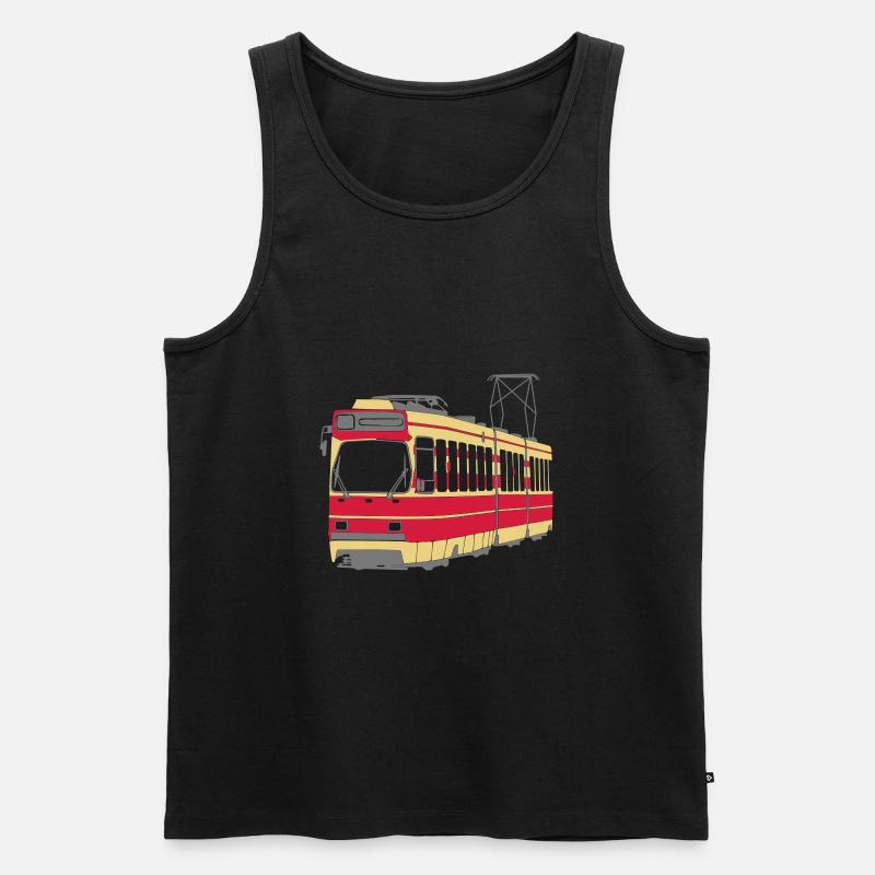 Tramway de La Haye - Débardeur bio Premium Homme - noir