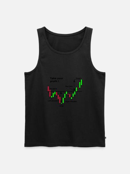 Shoulder-Head-Chart - Débardeur bio Premium Homme - noir