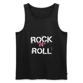 Rock 'n' Roll - Débardeur bio Premium Homme - noir - Devant - AI Model Male 178 light (178cm)